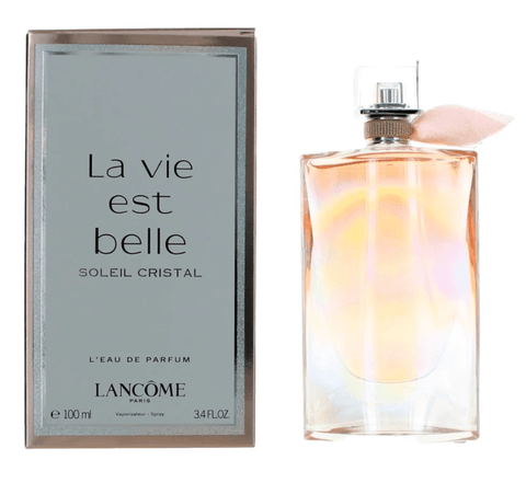 3.4 oz bottle of Lancome's La Vie Est Belle Soleil Crystal Perfume