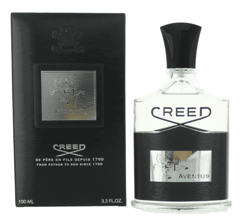 3.3 oz bottle of creed aventus cologne for men