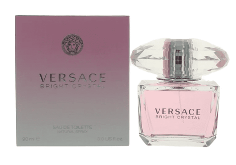 3 oz bottle of versace's bright crystal perfume