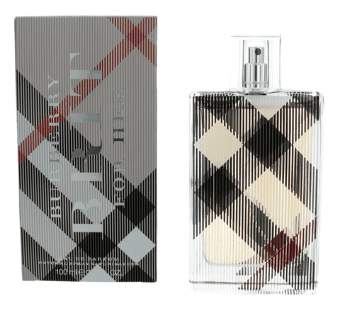 3.3 oz bottle of burberry brit perfume