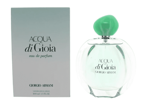 3.4 oz bottle of Acqua Di Gioia By Giorgio Armani