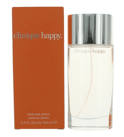3.4 oz bottle of happy perfume for women by clinique