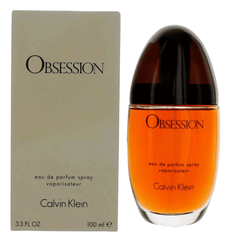 3.3 oz bottle of obsession perfume by calvin klein