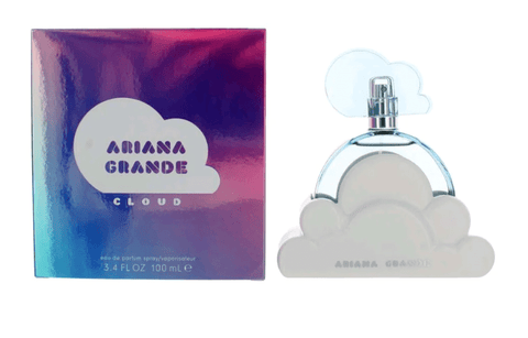 3.4 oz bottle of ariana grande's cloud perfume