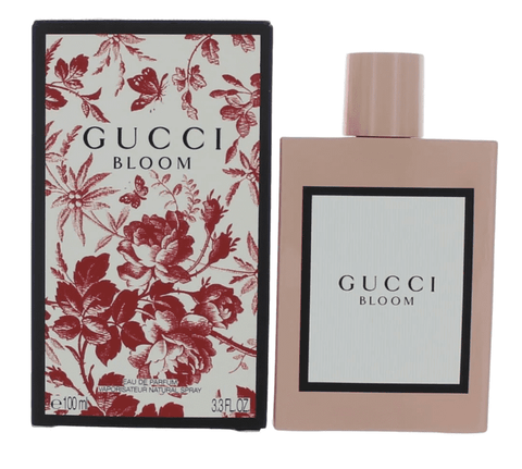 3.3 oz bottle of gucci bloom perfume