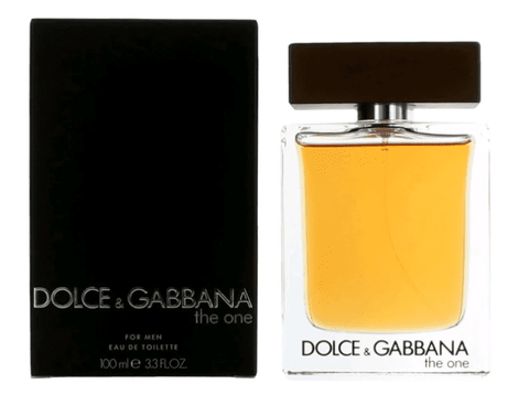 3.3 oz bottle of dolce and gabbana's the one cologne for men