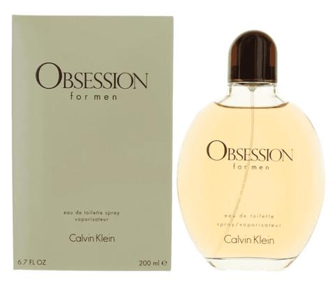 6.7 oz bottle of obsession cologne by calvin klein