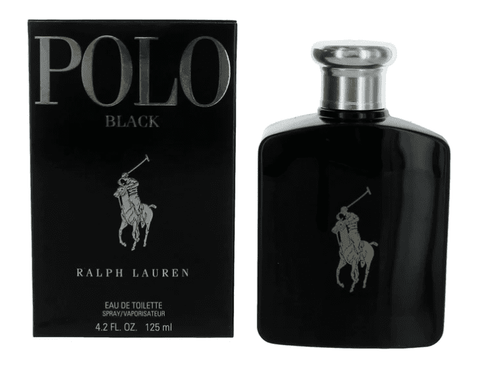 4.2 oz bottle of polo black cologne by ralph lauren