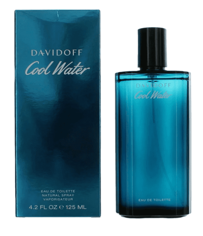 4.2 oz bottle of Cool Water cologne By Davidoff