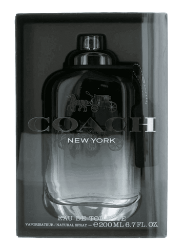 6.7 oz bottle of Coach eau de toilette cologne for men