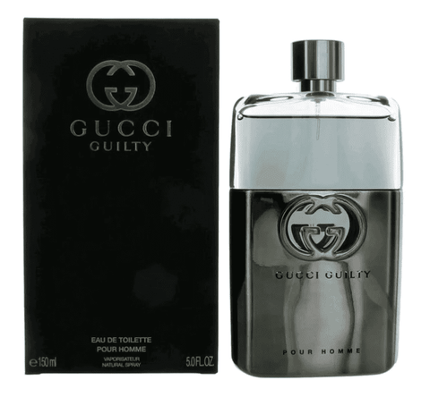 5 oz bottle of gucci guilty cologne for men