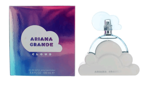 3.4 oz bottle of ariana grande's cloud perfume