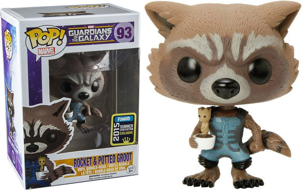 funko pop rocket and groot