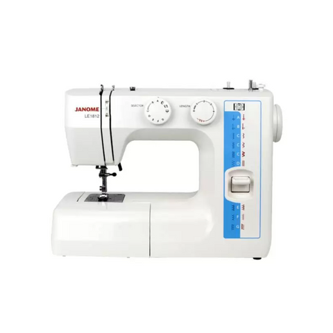 Janome LE1812 - Sewing machine - White - Front view