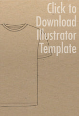 Crossroads Tee Illustrator Template Download