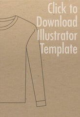 Marie Long Sleeve Illustrator Template Download