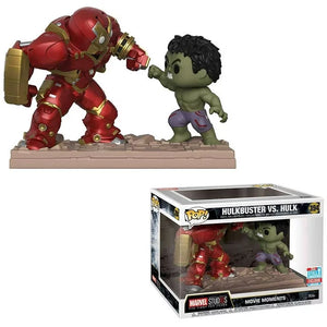 Pop! Marvel: Movie Moments - Hulkbuster vs Hulk (2018 Fall Convention Exclusive) - Blue Flying Box - Puzzle Movie 2018