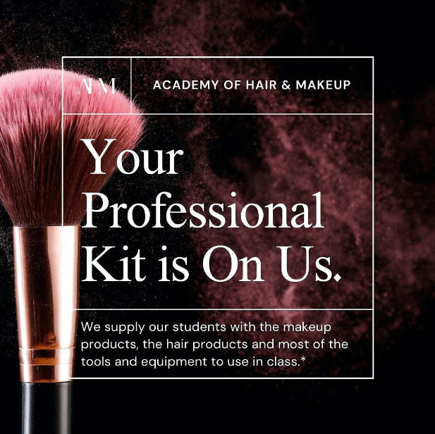 WRITE THIS DOWN! 📝⁠ ⁠ We give our students a kit to kick start their career in the industry!* We do this for 2 reasons, firstly to keep the costs down for our students, a kit can cost upwards of $1000!⁠ ⁠ Secondly, we don't want to restrict our students by learning from 1 kit and 1 brand. We want our students to be able to walk into any Mecca or Sephora and know exactly what to buy! ⁠ ⁠ So while you are learning about the best professional products for you, we invite you to use our products in the classroom.⁠ ⁠ *We only ask our students to bring a handful of smaller items, like a hair curler, mannequin head, face wipes or cotton tips etc. Don't worry, we will send you all the details when you enrol. ⁠ 📲 Visit academyofhairandmakeup.com to learn more about our courses ⁠ ⁠