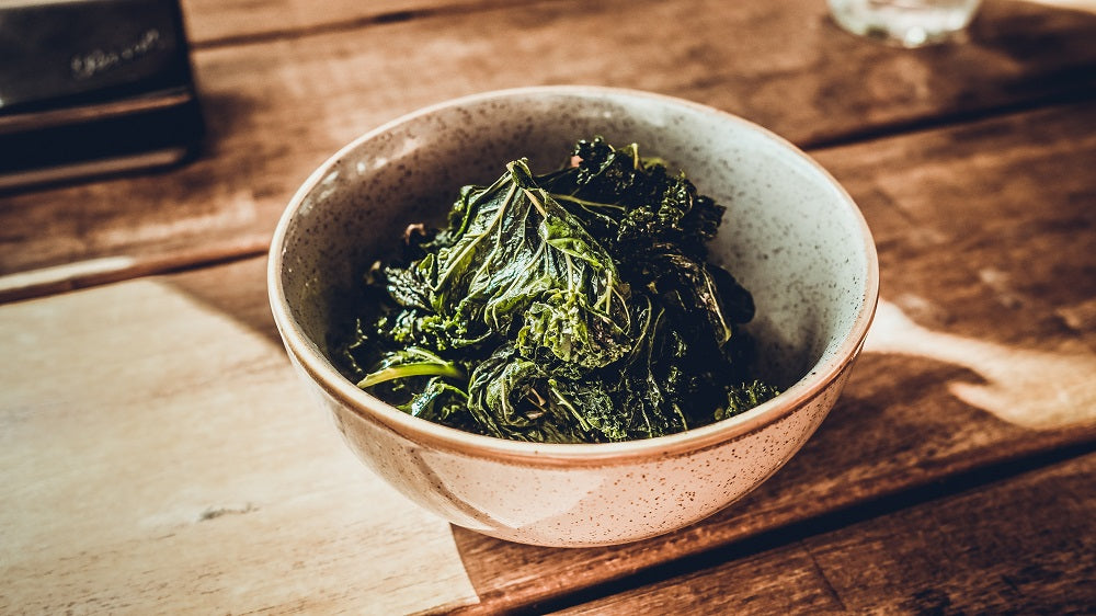 Kale in a bowl.