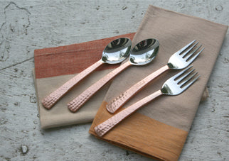 Beaten Copper-plated Cutlery