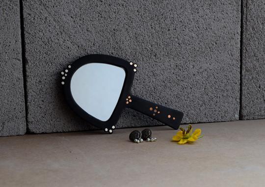 Bejewel Hand Mirror - Arch