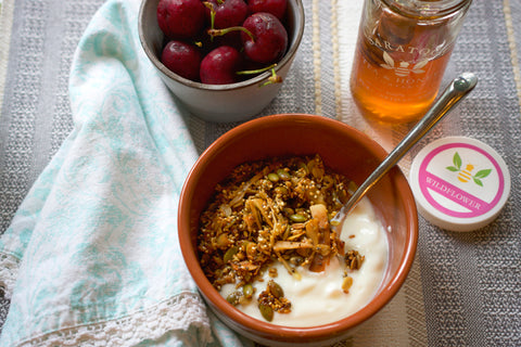 Seed Granola with Wildlfower Honey