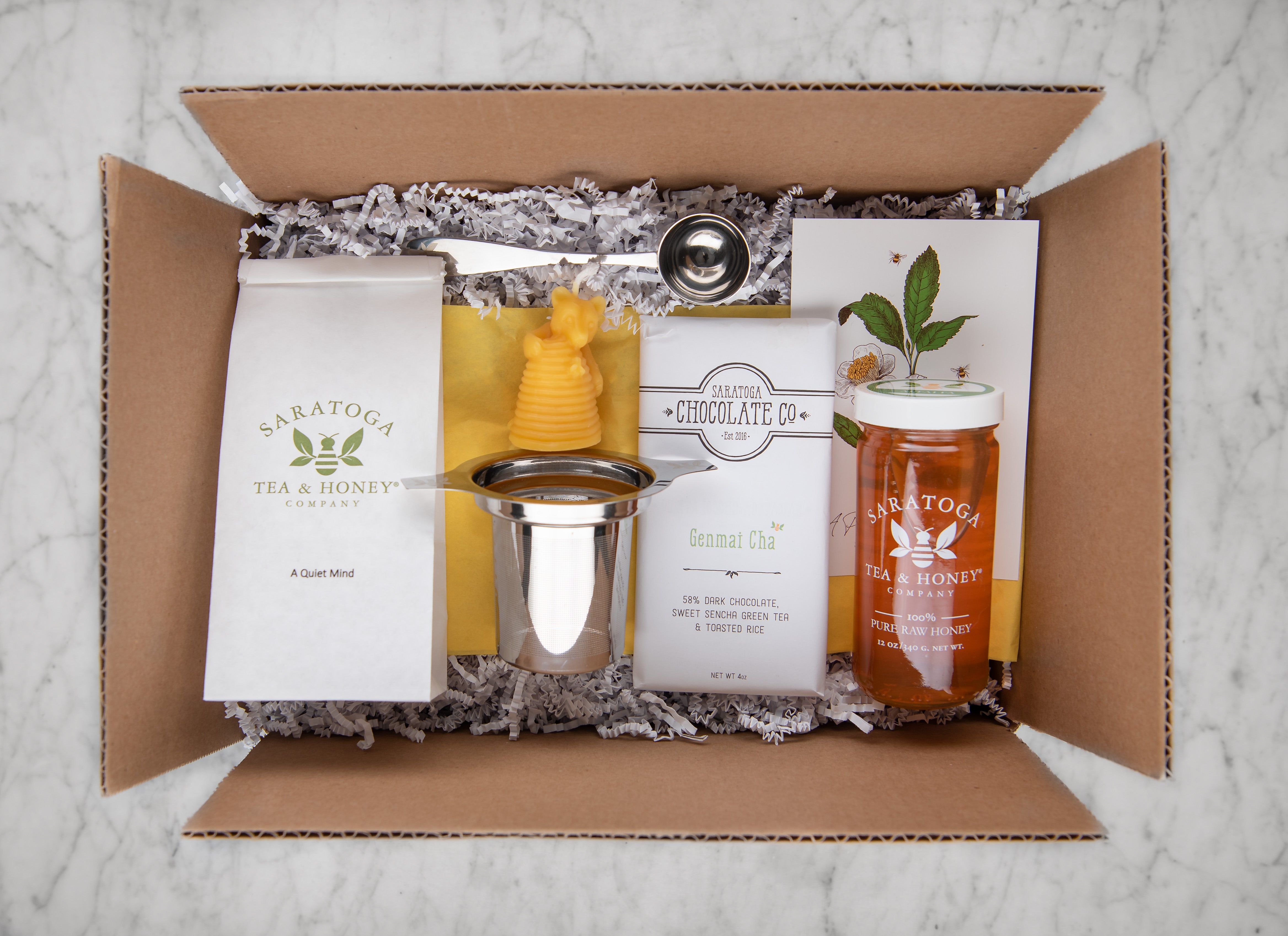 It's a... New Bee! Welcome Baby Tea Gift Set Gifts for New Parents – Saratoga Tea & Honey Co.
