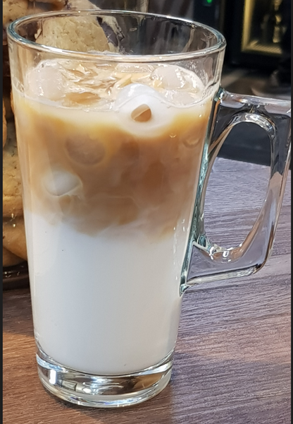 Iced latte - bij warm weer