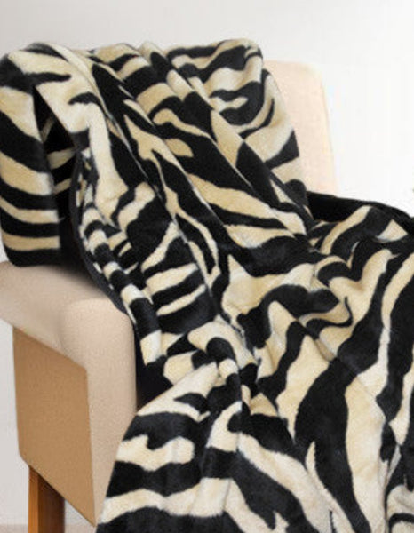 Zebra Luxury Blanket