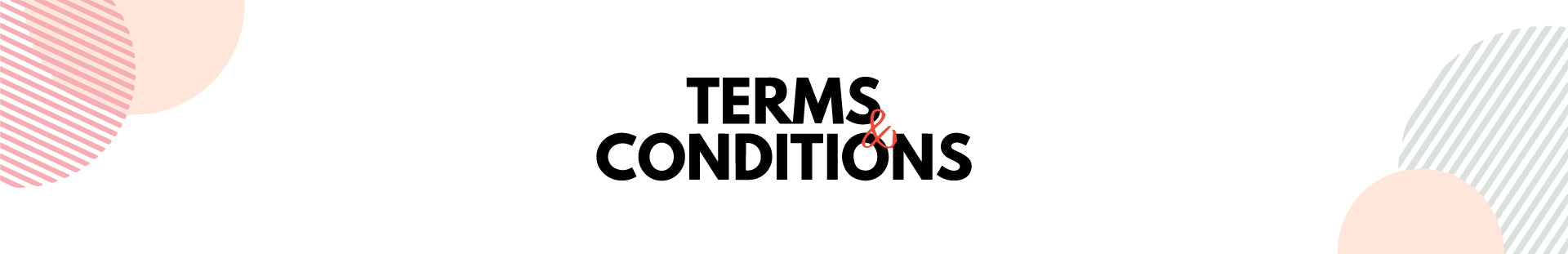 Terms & Conditions Banner