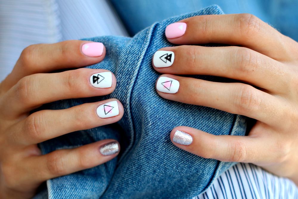 geometric nail art designs for 2024