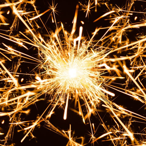 How hot do sparklers burn image