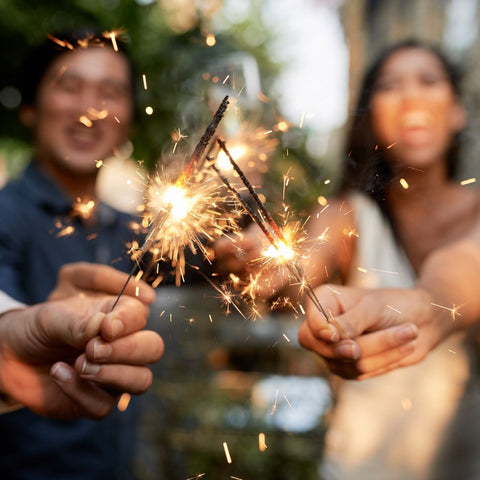 When to do sparklers at wedding Image 