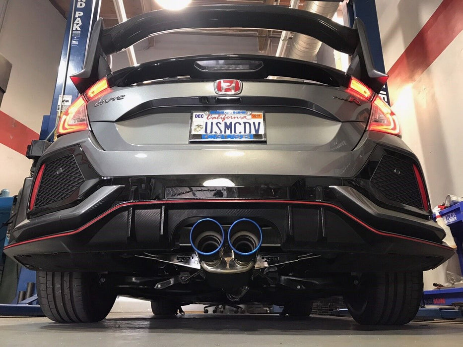 Injen 1718 Honda Civic TypeR 3in SS CatBack Exhaust w/ Dual Burnt T