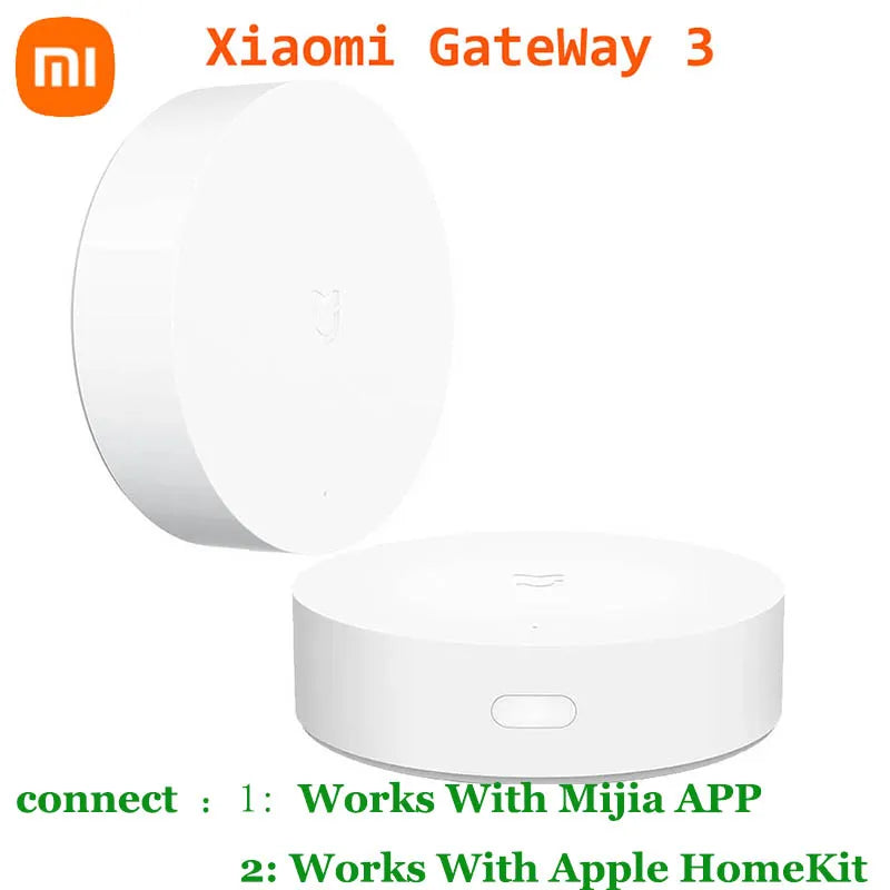 Xiaomi Smart Home Multi-function Gate way 3 functional GateWay 3 Alarm System Socket (zigbee) Temperature Door Sensor Phone APP