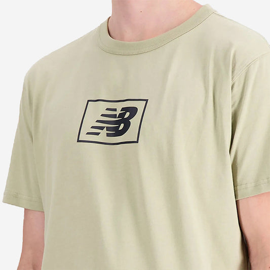 New Balance - Essentials Muddy T-Shirt – George Logo - Blue NB Mercury