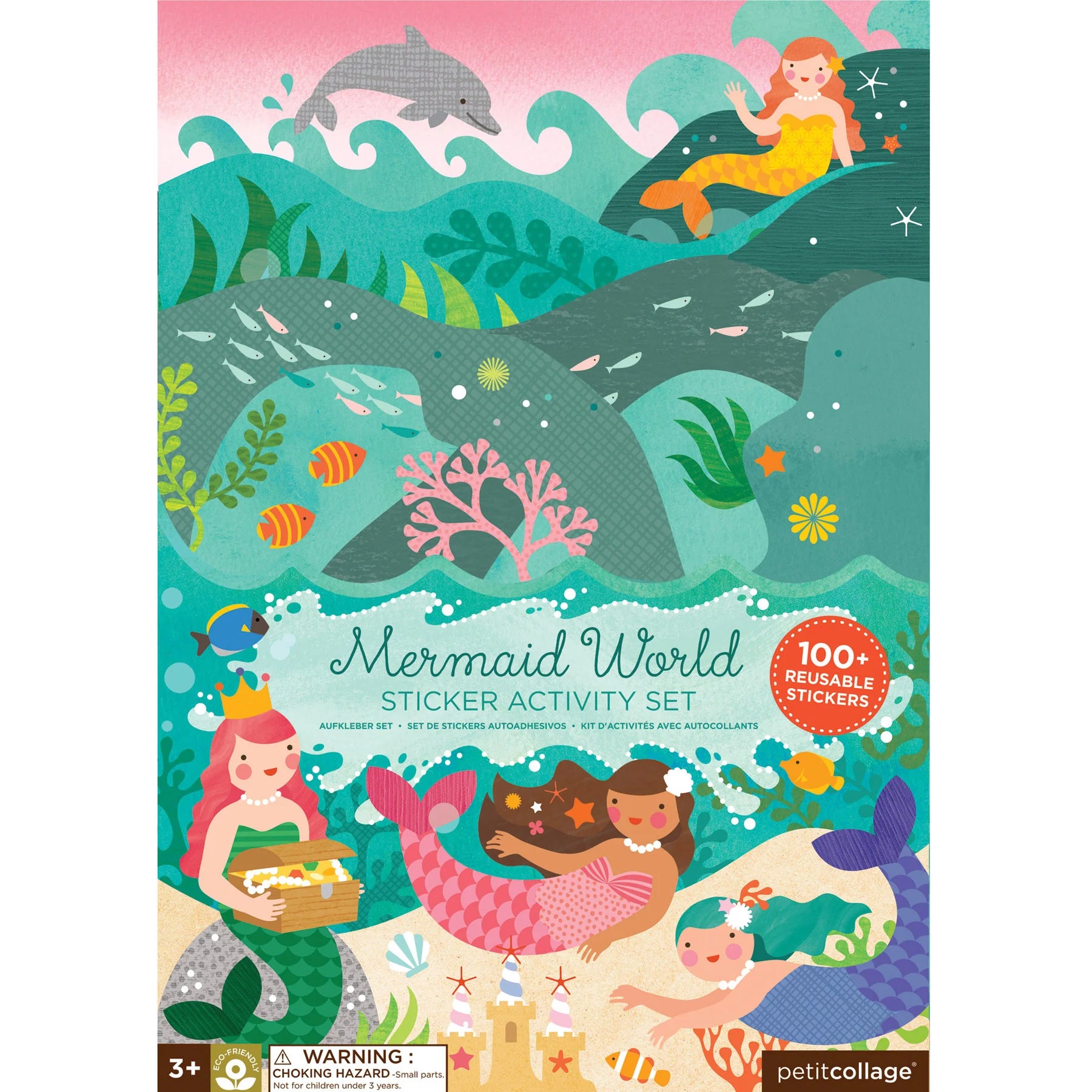 Petit Collage Mermaid World Sticker Activity Set