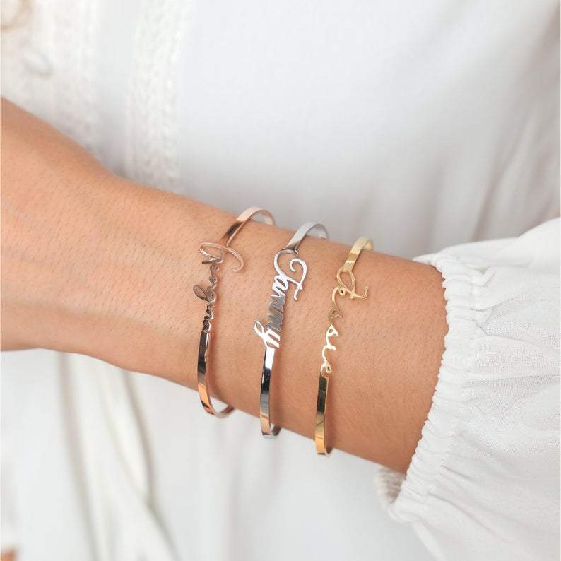 Name Bangles Сollection – Betterjewelry