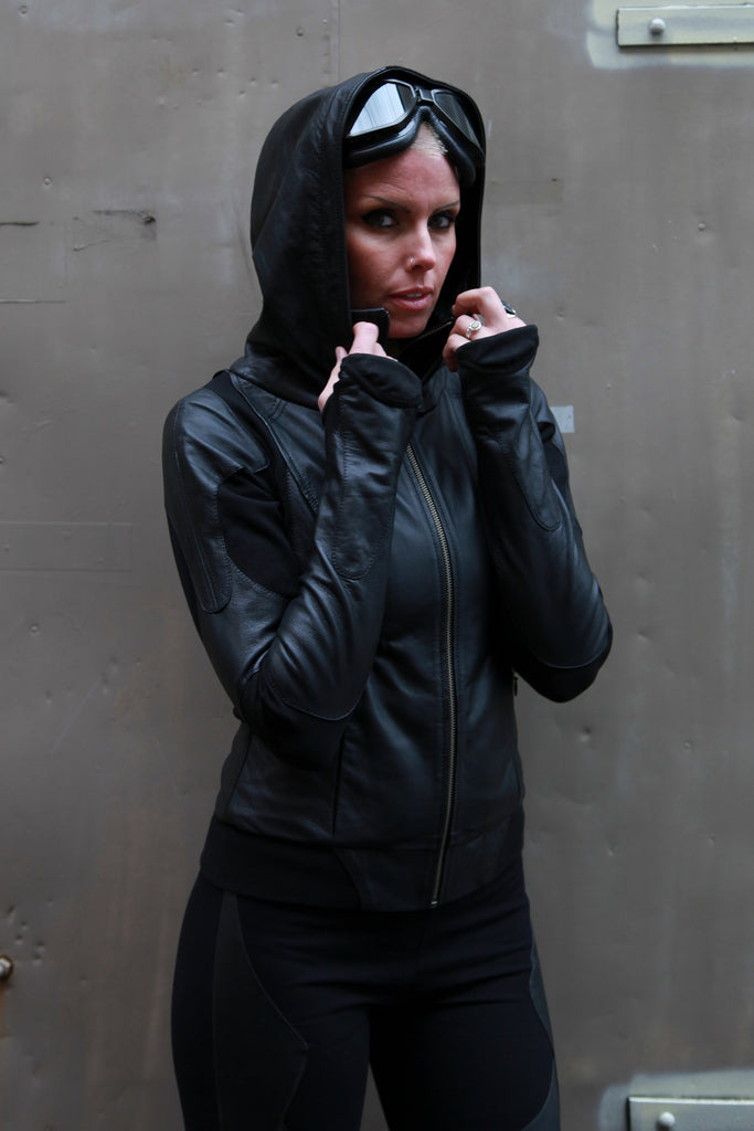 Freq G Jacket Leather Womens Steam Punk Clothing Buddhaful 3293