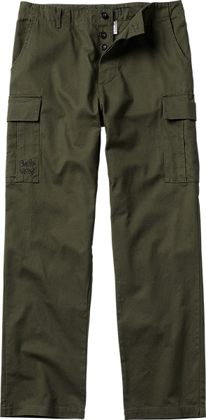 cargo green jeans