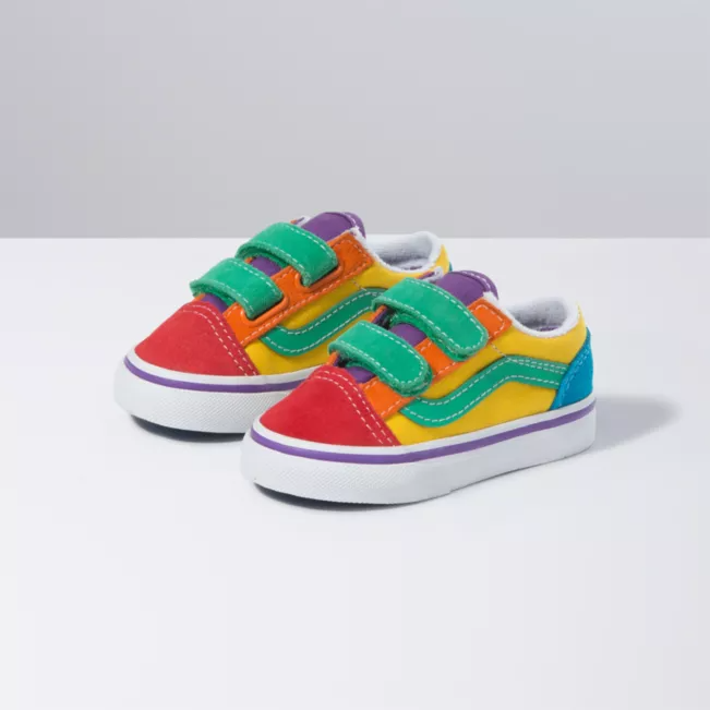 rainbow color vans