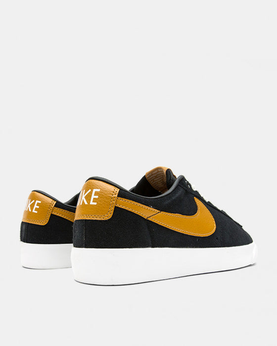 Nike Sb Zoom Blazer Low Gt Black Summit White Wheat Shoe Modern Skate Surf