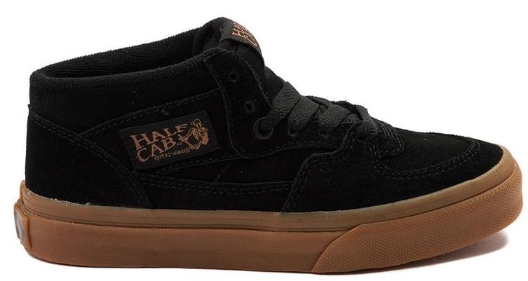 Vans Toddler Half Cab Black/Gum Shoe 