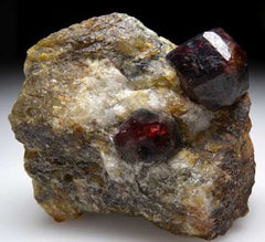 almandine-garnet-rock