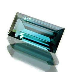 tourmaline blue octagon cut loose gemstone