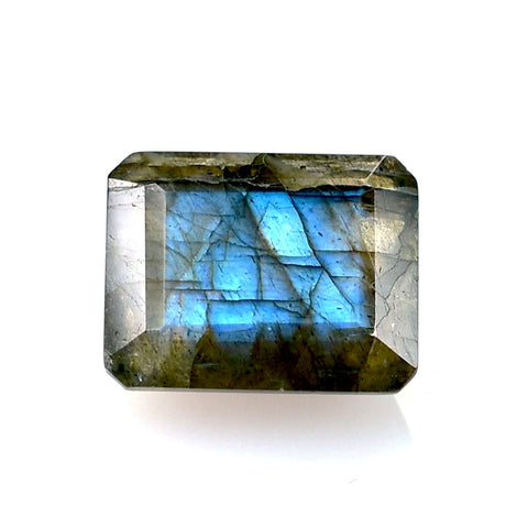 labradorite octagon cut 14x12mm loose gemstone