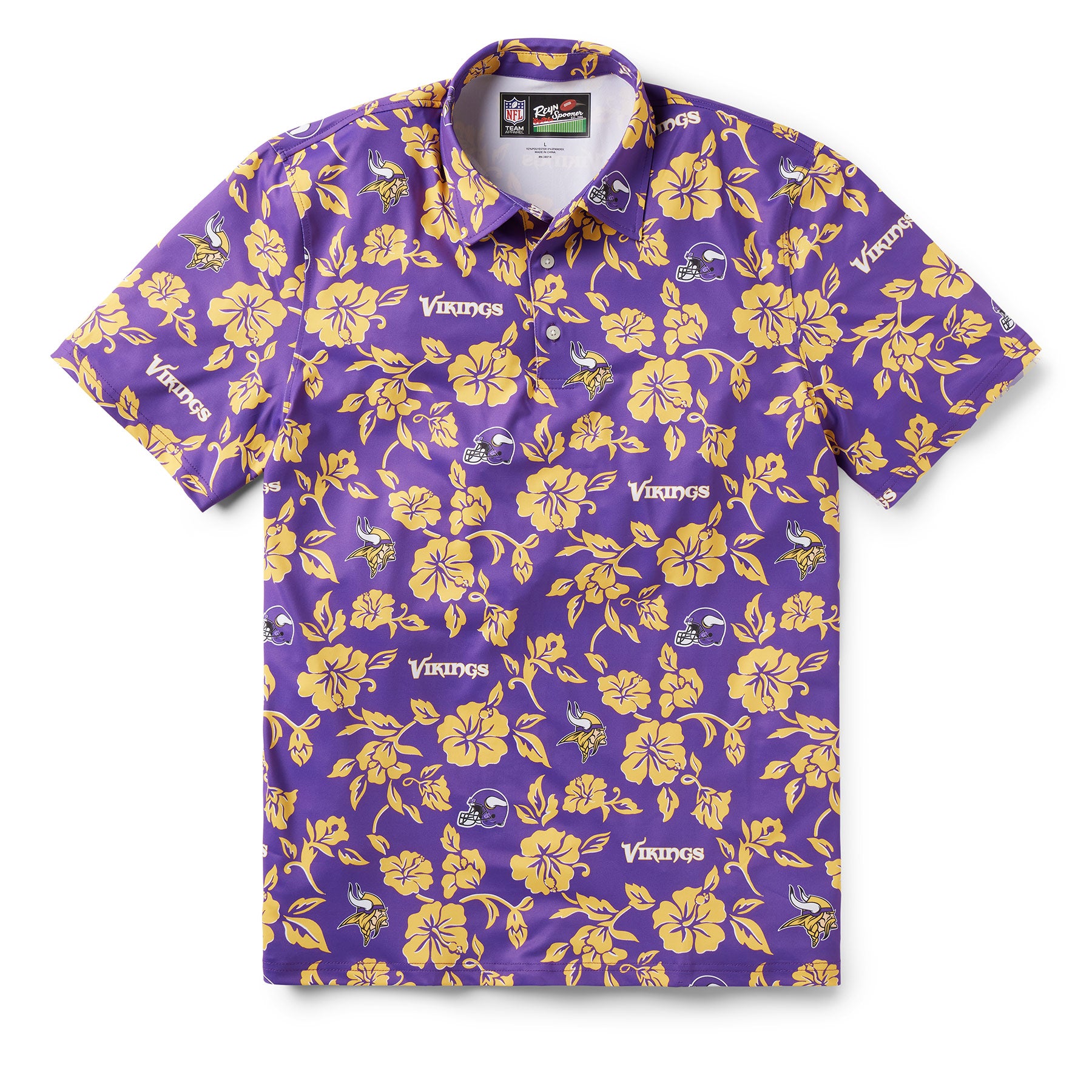 MINNESOTA VIKINGS PUA PERFORMANCE POLO / Performance Fabric