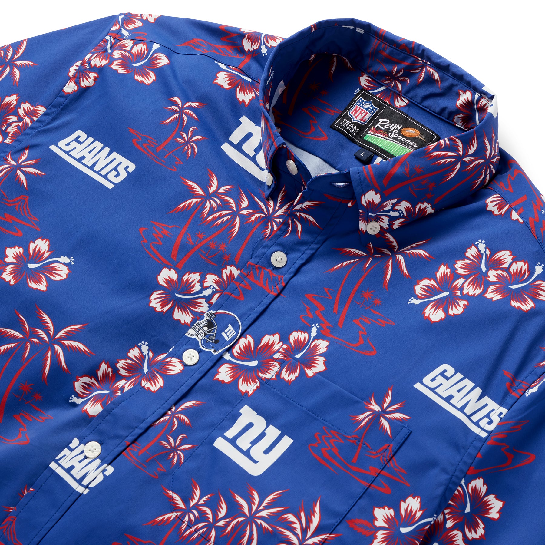 NEW YORK GIANTS KEKAI PERFORMANCE BUTTON FRONT / Performance Fabric