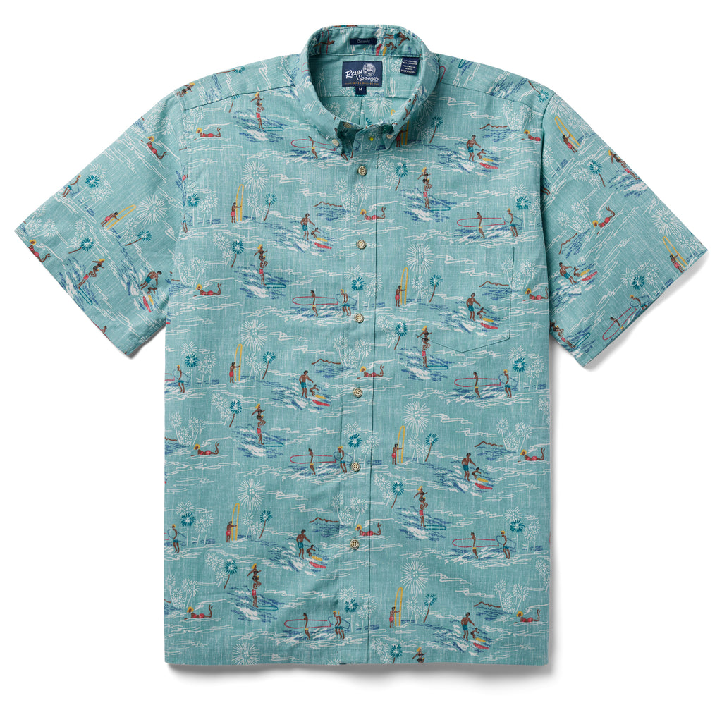 RETRO BOARDIN' MEN'S ALOHA SHIRT