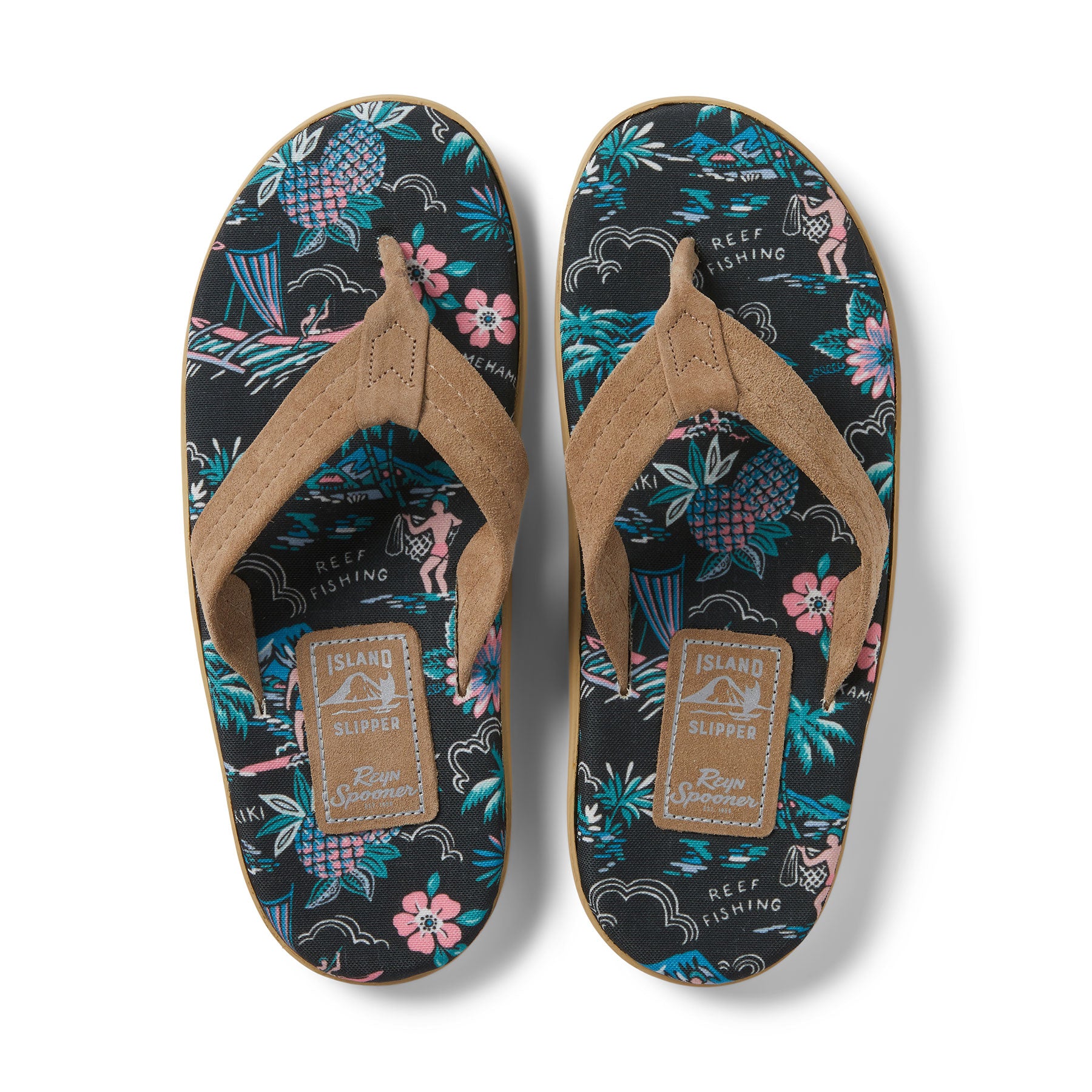 ISLAND SLIPPER SPOONER STYLE / Eco-Canvas & Suede